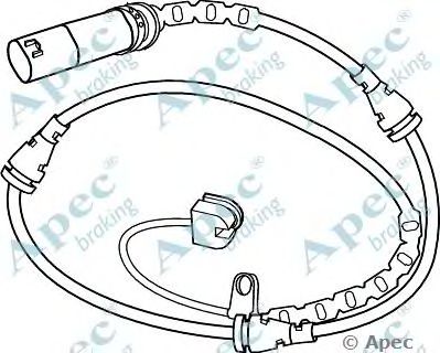 APEC BRAKING wir5261 -  Указатель износа, накладка тормозной колодки